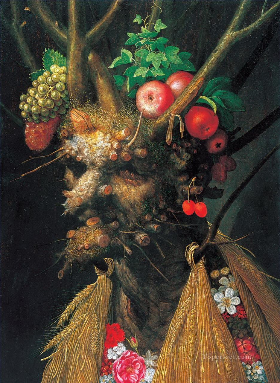 man of plants Giuseppe Arcimboldo Fantasy Oil Paintings